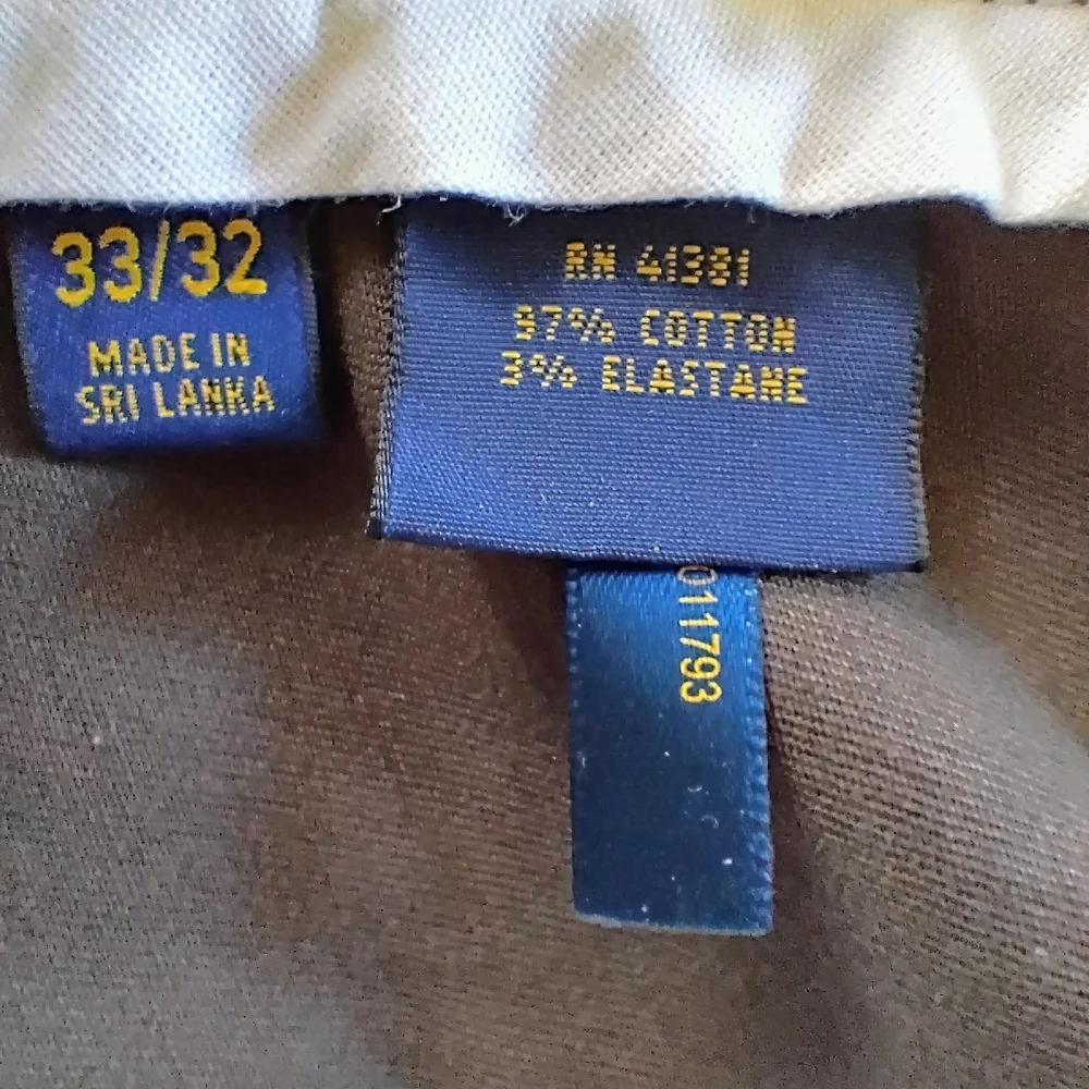 Polo by Ralph Lauren Men's 33 X 32 Brown Chinos